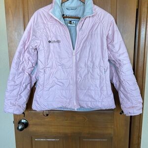 Columbia Womens Light Pink Puffer Jacket